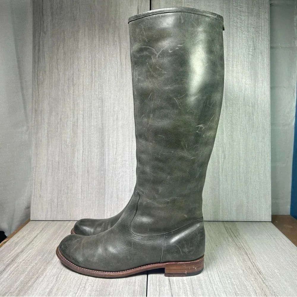 RARE PlusโBy Chausser Japan Tall Riding Equestrian Boots Leather Womens Size 6.5